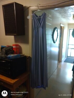 Classic Sleeveless Maxi Dress in Light Blue